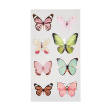 3D Stickers Sheet - Butterfly
