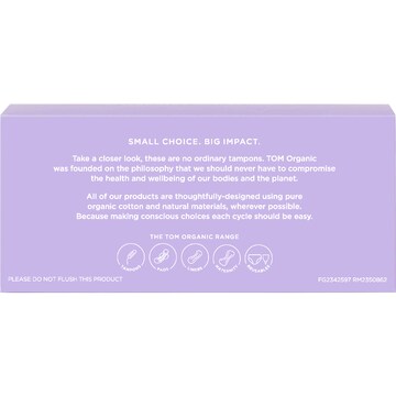 TOM Organic Super Tampons 16 pack