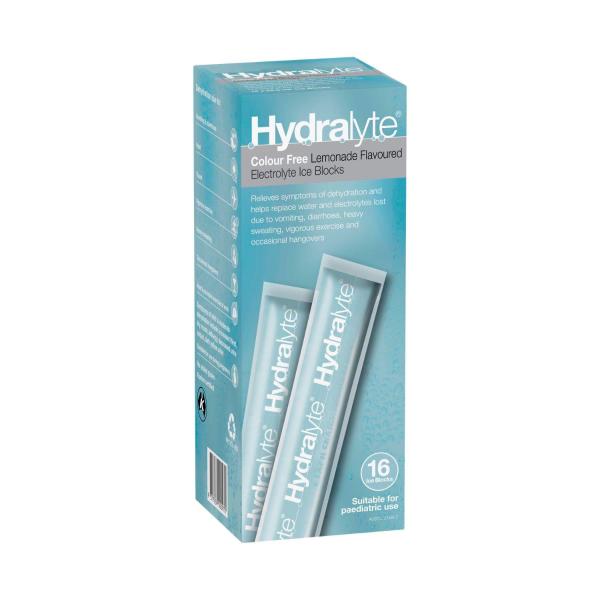 HYDRALYTE ICE BLOCK LEMONADE 16PK