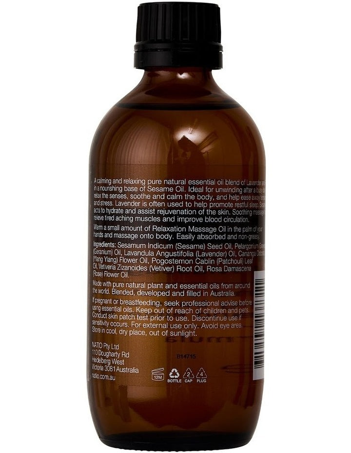 Relaxation Massage Oil