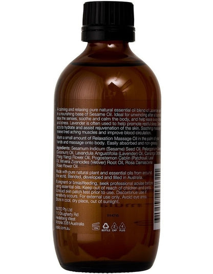 Relaxation Massage Oil