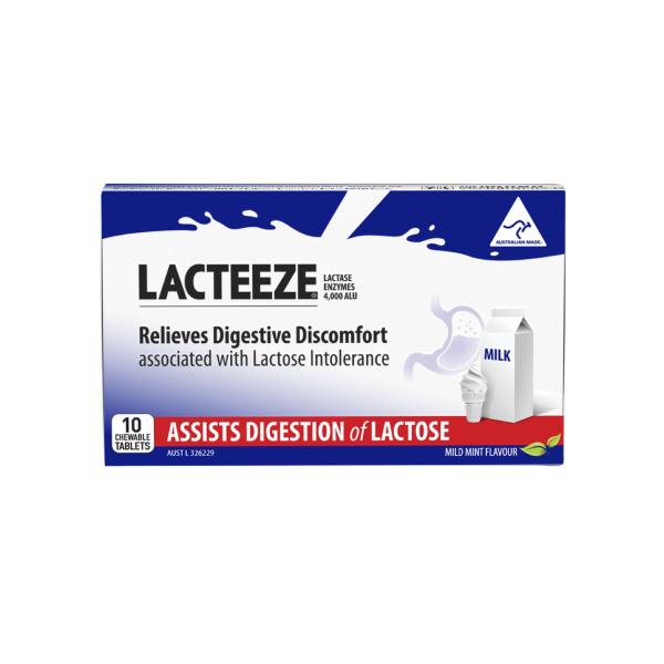 LACTEEZE CHEWABLE 10PK