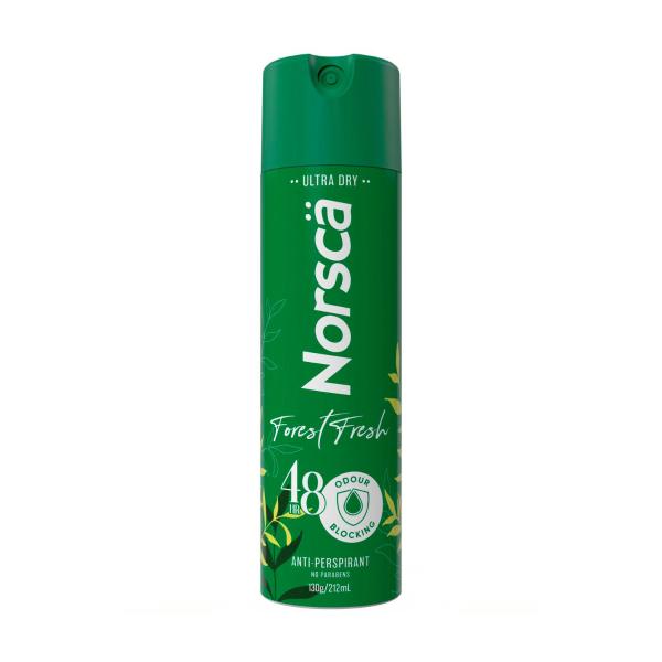 NORSCA FOREST FRESH 48HR ANTI-PERSPIRANT DEODORANT 212ML