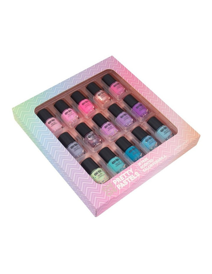 Pretty Pastels 15 Piece Nail Polish Set