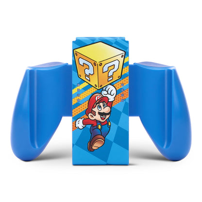 PowerA Joy-Con Comfort Grip for Nintendo Switch (Block Mario Blue)