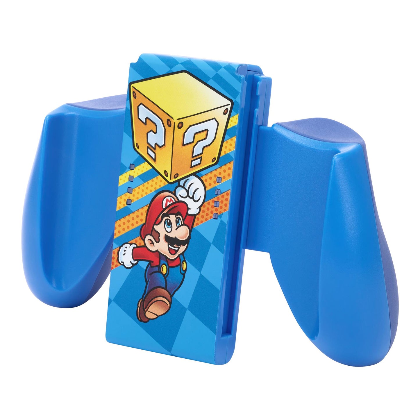 PowerA Joy-Con Comfort Grip for Nintendo Switch (Block Mario Blue)
