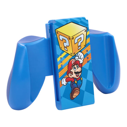 PowerA Joy-Con Comfort Grip for Nintendo Switch (Block Mario Blue)