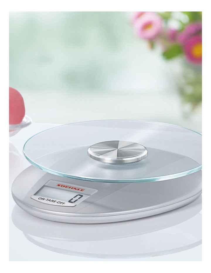 Roma Digital Kitchen Scale in Silver