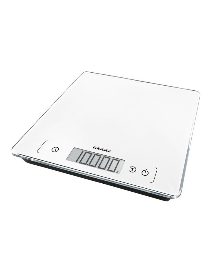 Page Comfort 400 Digital Kitchen Scale in White