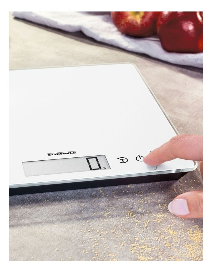 Page Comfort 400 Digital Kitchen Scale in White