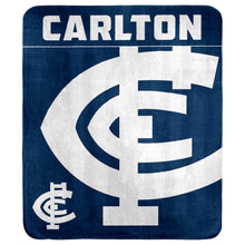 AFL - Carlton Blues - Polar Fleece Throw Rug