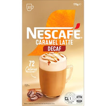 Nescafe Caramel Latte Decaf Coffee Sachets 10 pack
