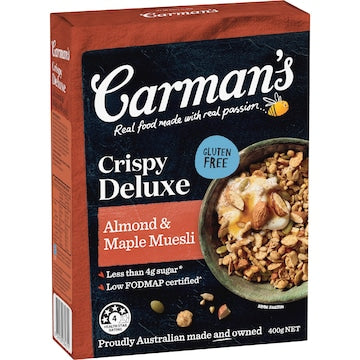Carman's Muesli Crispy Deluxe Almond & Maple 400g