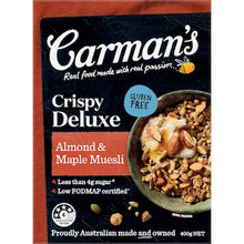 Carman's Muesli Crispy Deluxe Almond & Maple 400g