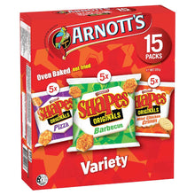 Arnott's Shapes Multipack Cracker Biscuits Variety 15 pack