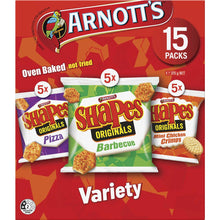 Arnott's Shapes Multipack Cracker Biscuits Variety 15 pack