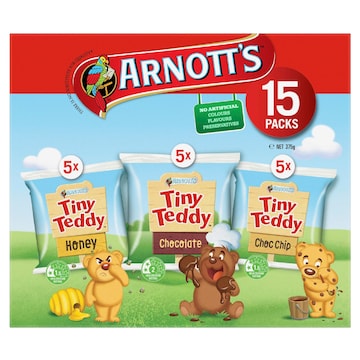 Arnott's Tiny Teddy Variety Biscuits 15 pack