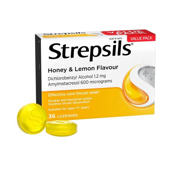 STREPSILS THROAT LOZENGES VALUE PACK 36PK