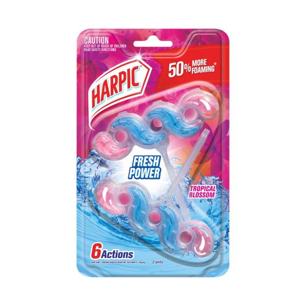 HARPIC FRESH POWER TROPICAL BLOSSOM ITB 2 PACK