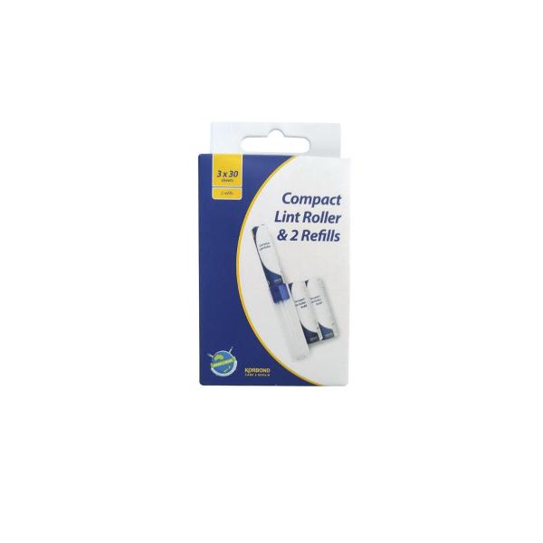 Compact Lint Roller 2 Refills