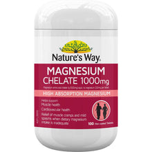 Nature's Way Magnesium Chelate Tablets 1000Mg 100 pack