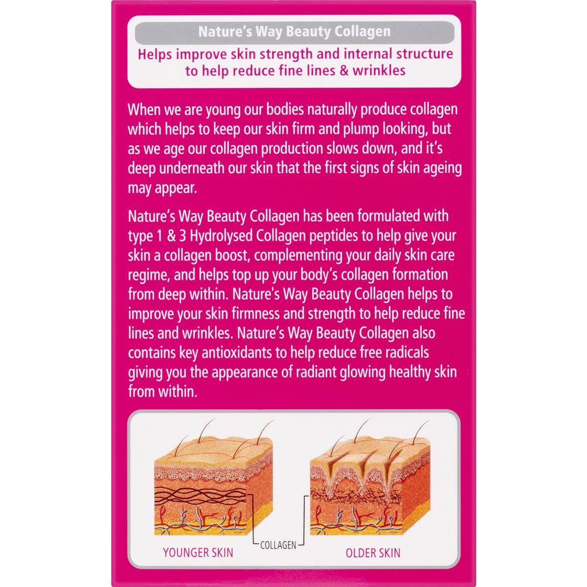 Nature's Way Beauty Collagen Tablets 60 pack