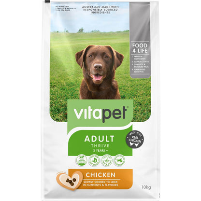 Vitapet Adult Chicken Dry Dog Food 10kg