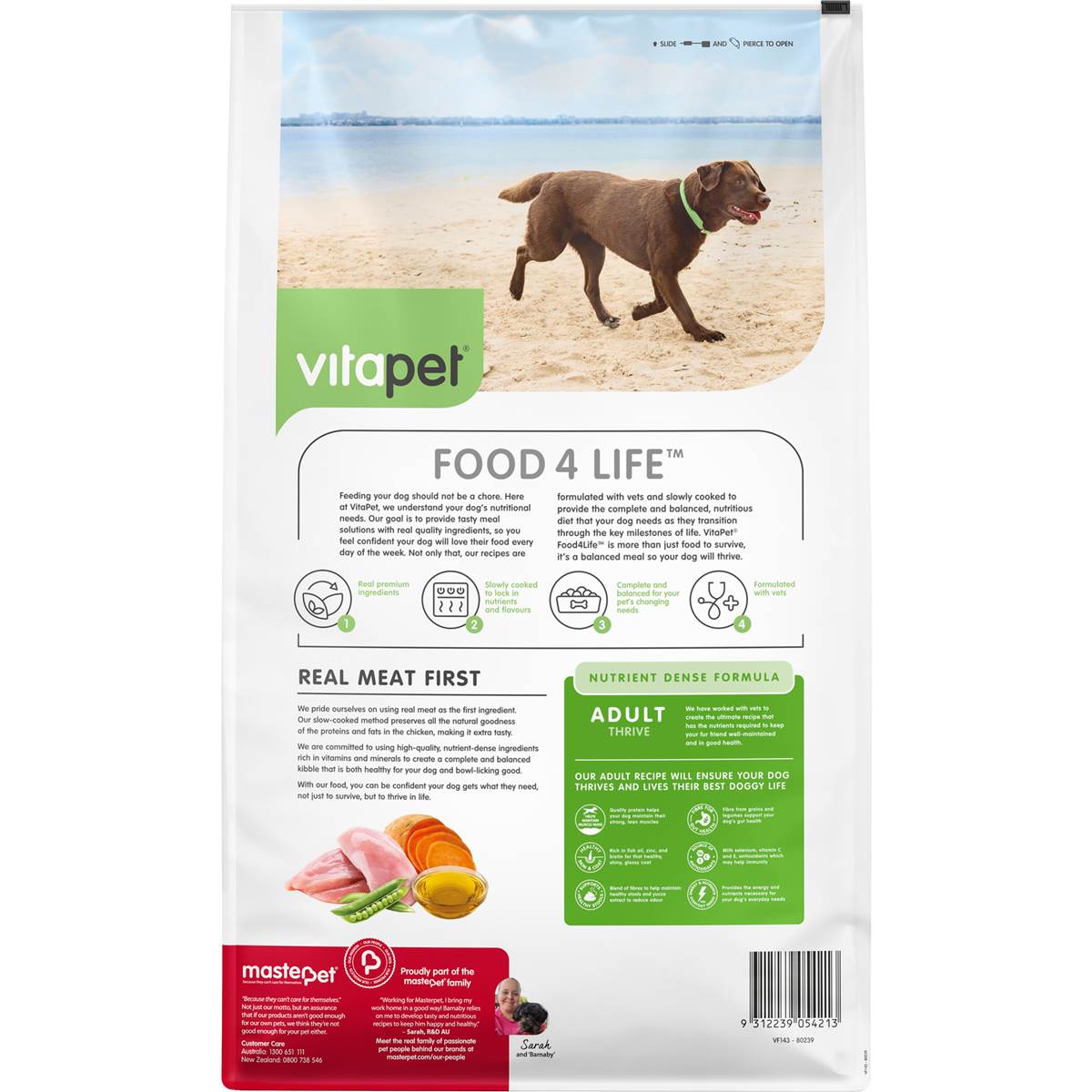 Vitapet Adult Chicken Dry Dog Food 10kg