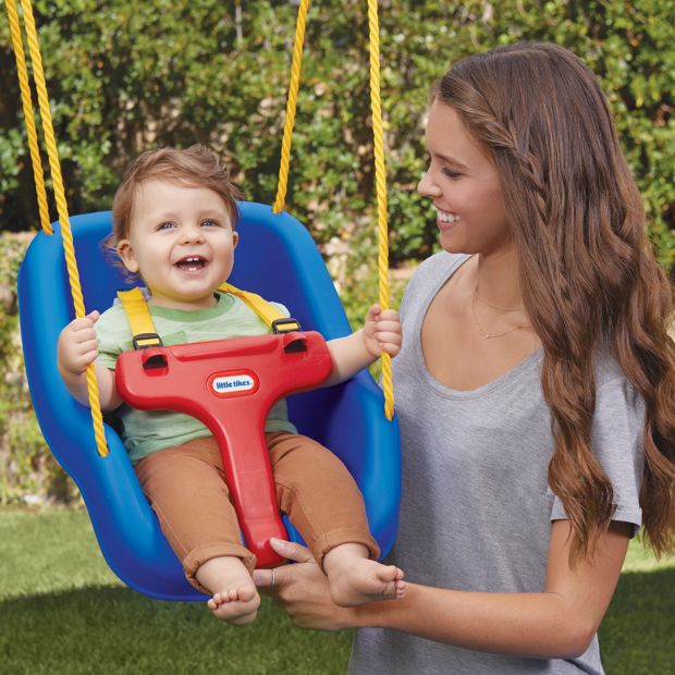 Little Tikes 2-in-1 Snug 'n Secure Swing - Blue