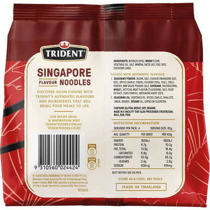 Trident Instant Noodles Singapore Flavoured 340g