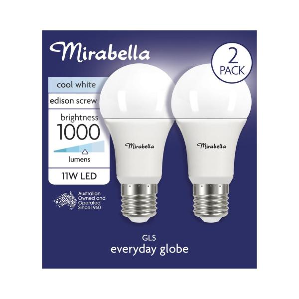 Led GLS BC 11W 1000LUM 4000K Cool White Brand A60