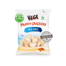 VEGE VEGAN PRAWN CRACKERS SEA SALT 75G