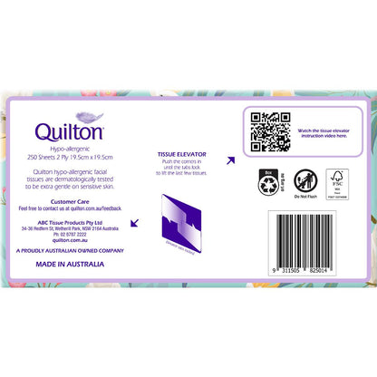 Quilton 2ply Tissue Hypo-Allergenic 250 Pack