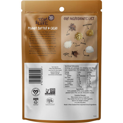 Tom & Luke Tom & Luke Snacka Balls Peanut Butter And Cacao 140g