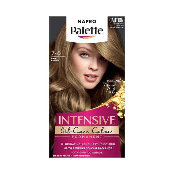 Palette Permanent Hair Colour 7-0 Light Brown