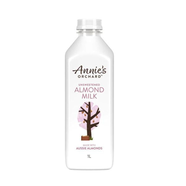 ANNIE'S ORCHARD UNSWEETENED ALMOND MILK 1L