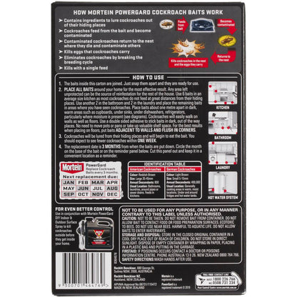 Mortein Powergard Cockroach Baits 12 Pack