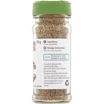 Woolworths Whole Cumin Seeds 36g