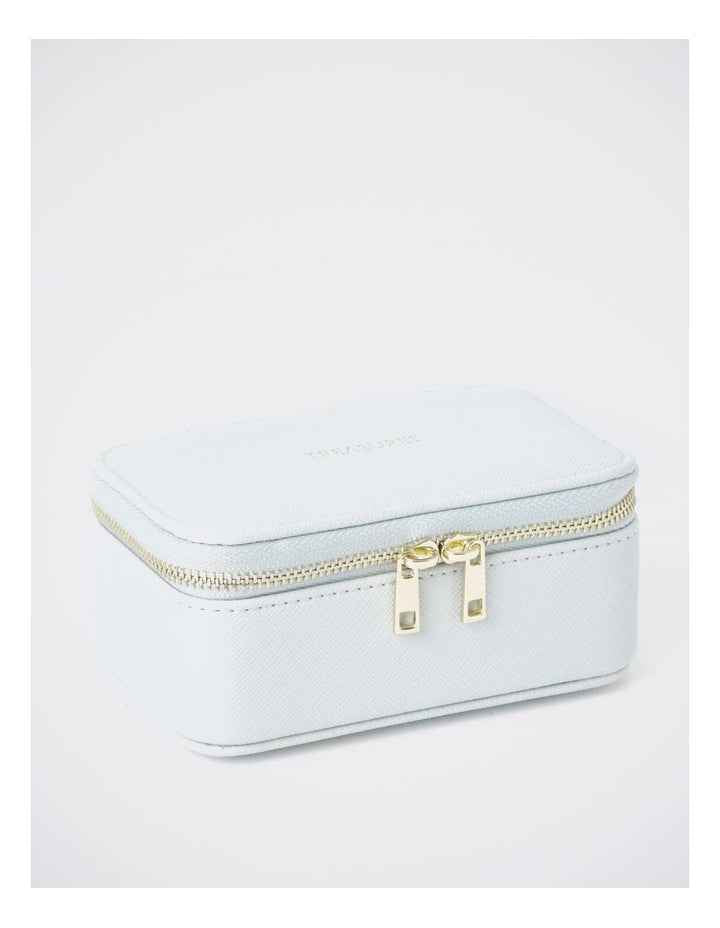 Small Zip Around Jewellery Box in Mint