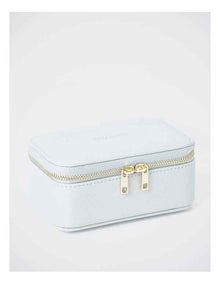 Small Zip Around Jewellery Box in Mint