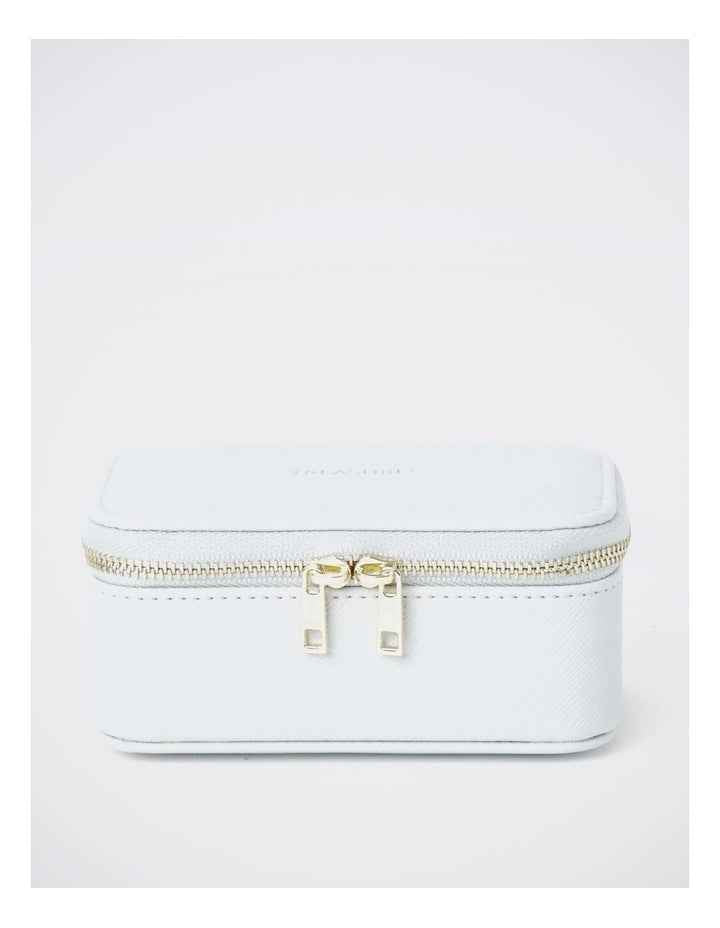 Small Zip Around Jewellery Box in Mint
