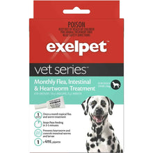 Exelpet Vet Series Flea Intestinal Worm & Heartworm Lge Dog each