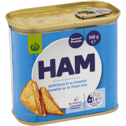 Woolworths Canned Ham 340g