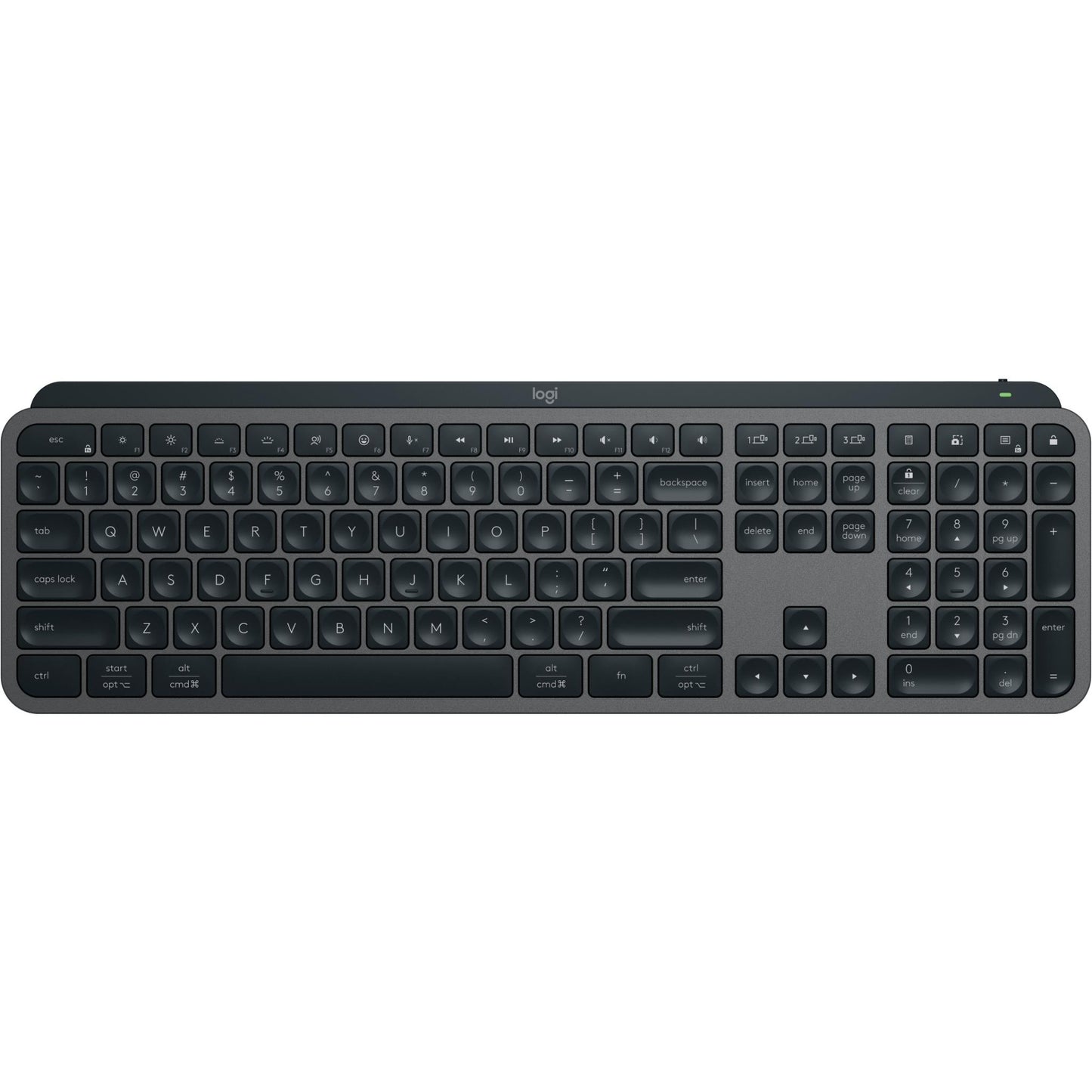 Logitech MX Keys S Advanced Wireless Illuminated Keyboard (Graphite)