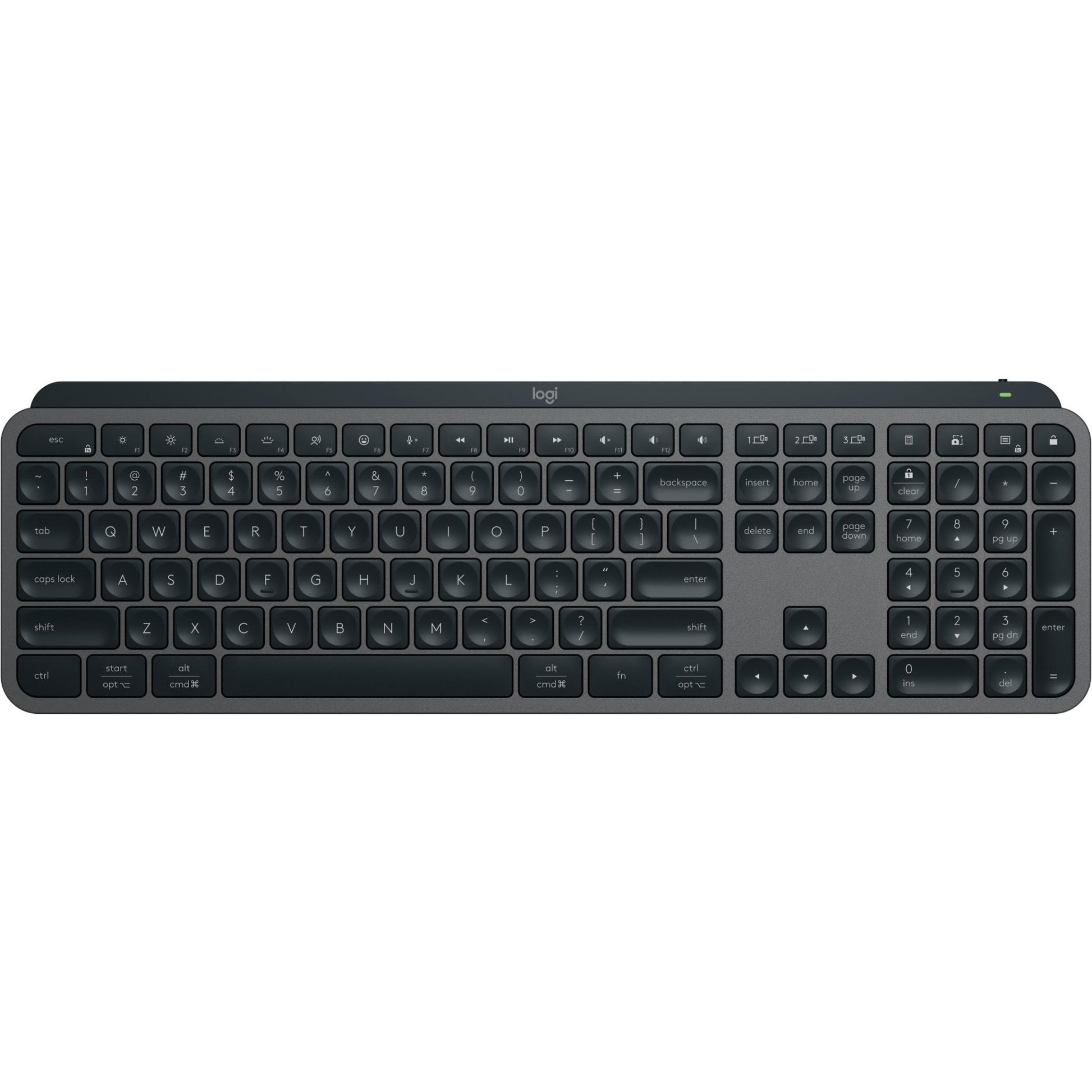 Logitech MX Keys S Advanced Wireless Illuminated Keyboard (Graphite)