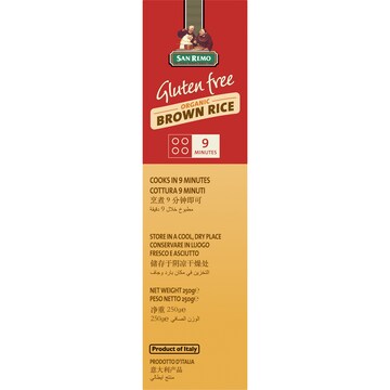 San Remo Gluten Free Brown Rice Penne 250g