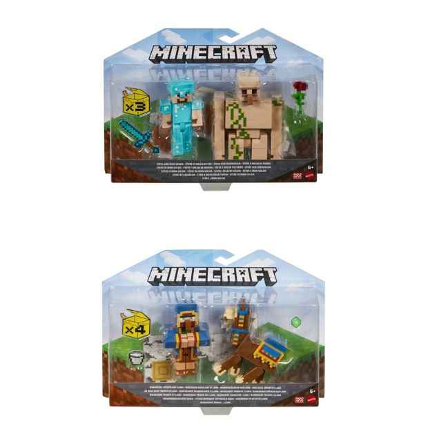 Minecraft Craft-a-Block 2-Pack Figures - Assorted*