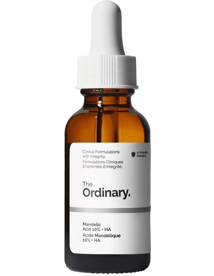 Mandelic Acid 10% + HA Gentle Facial Exfoliating Serum for Uneven Skin Tone and Dullness 30ml