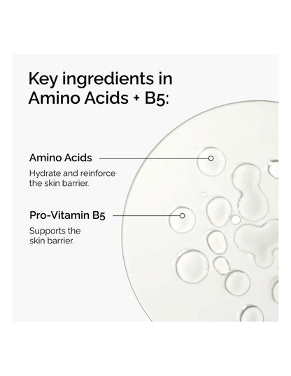 Amino Acids + B5 Serum for Hydration and Skin Barrier Support 30ml
