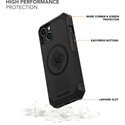 Rokform Rugged Case for iPhone 14/13 (Black)